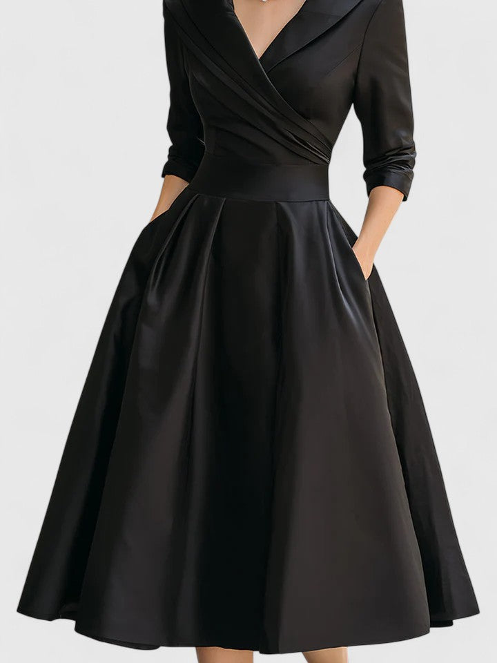 Elowen | Graceful Midi Silhouette Dress