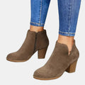 Hailey | Block Heel Ankle Boots