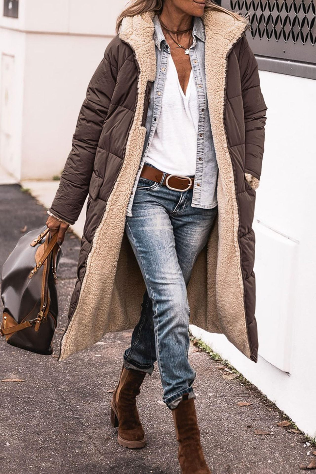 ELORA | REVERSIBLE LONG COAT