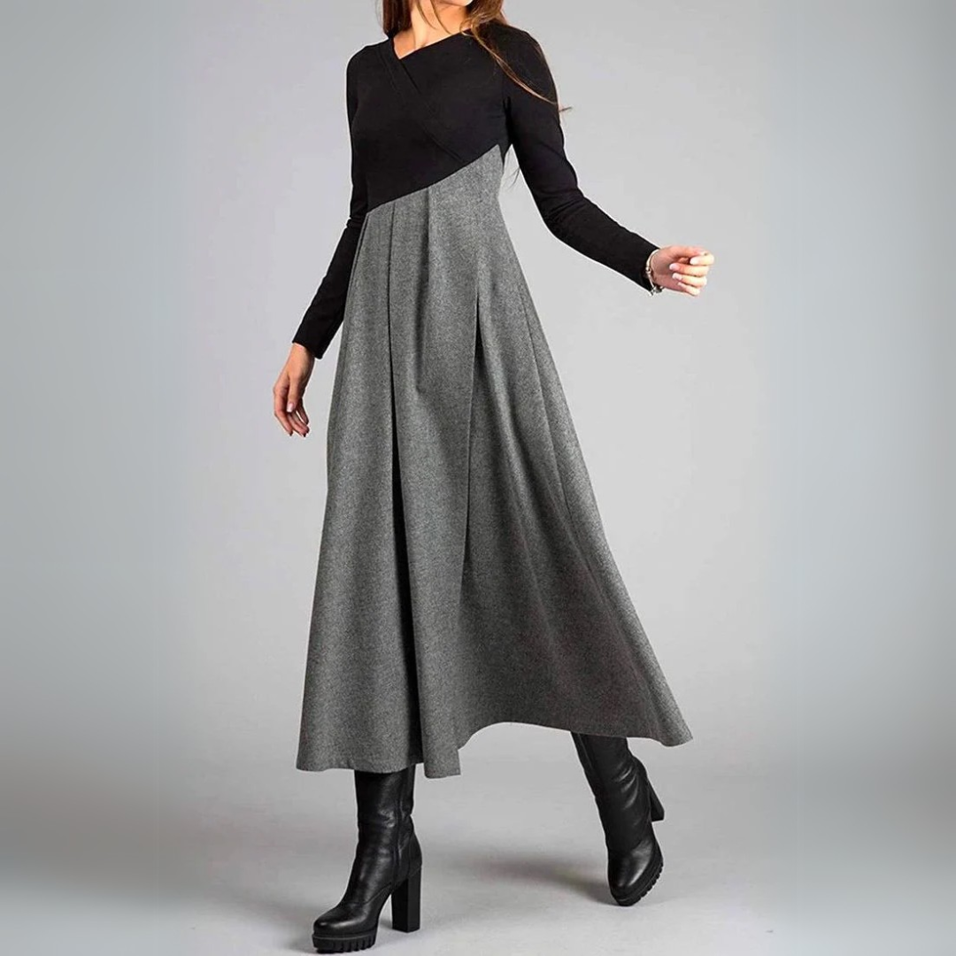 Isabelle | Elegant Draped Dress