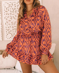 Blakely | Retro Aztec Glam - Midi Dress