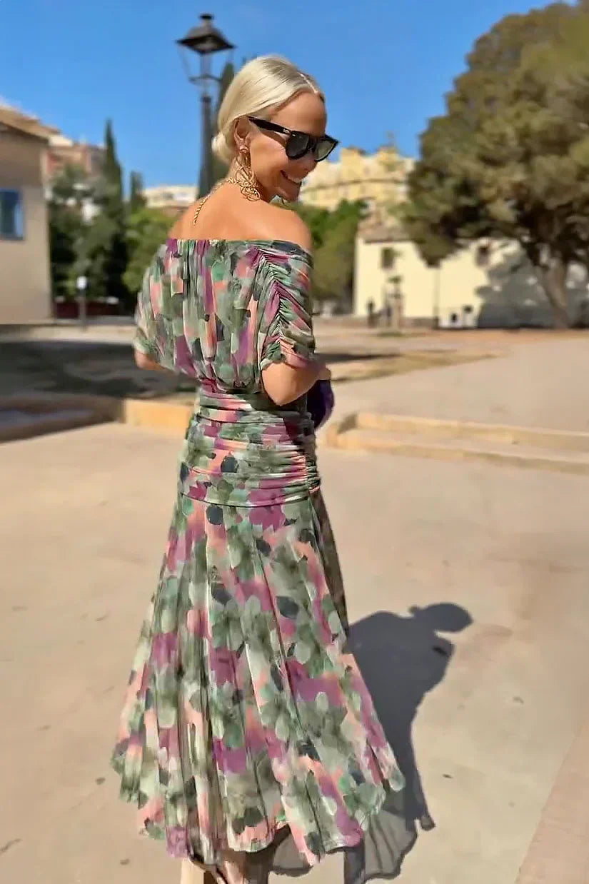 Lucienne | Flowing Evening Dress