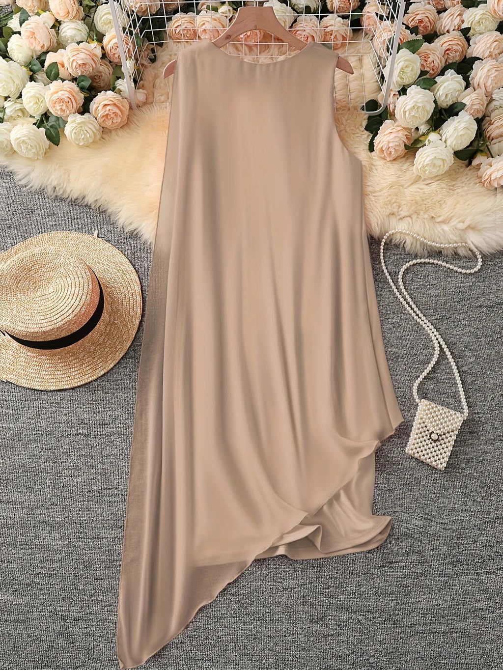 ADDIE | TIMELESS SLEEVELESS MIDI DRESS