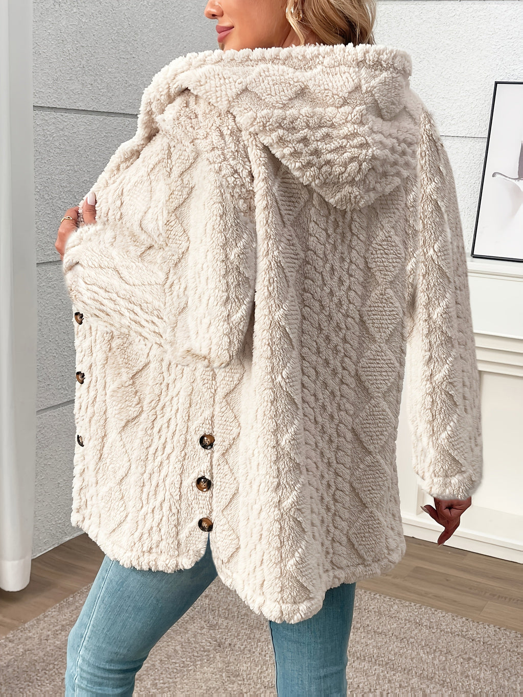 Celeste | Hooded Teddy Jacket