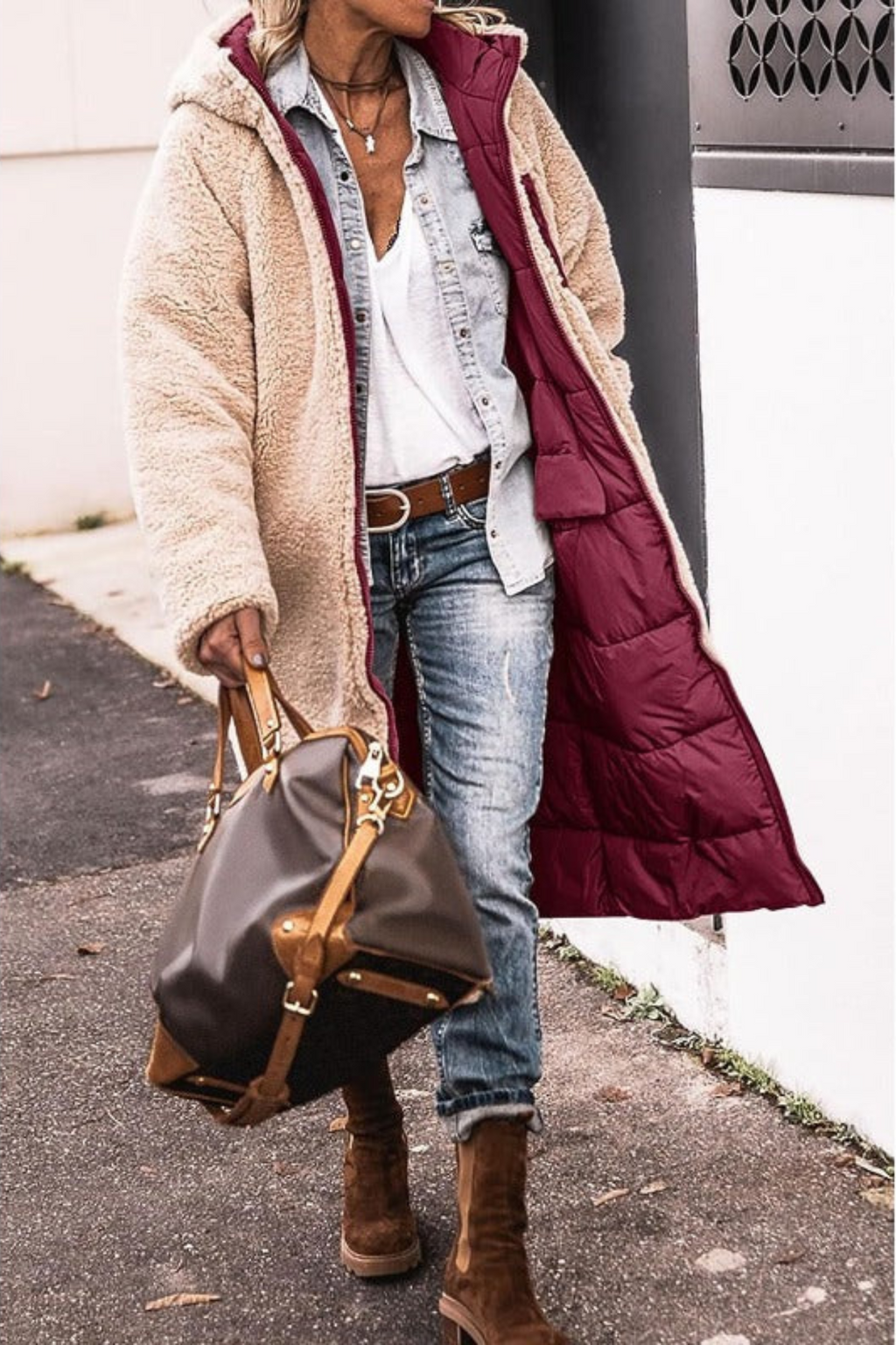 ELORA | REVERSIBLE LONG COAT