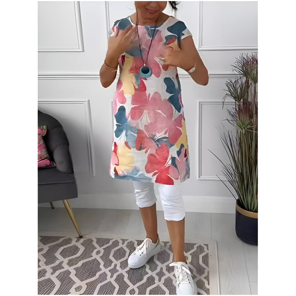 LINDA | BLOOM TUNIC DRESS