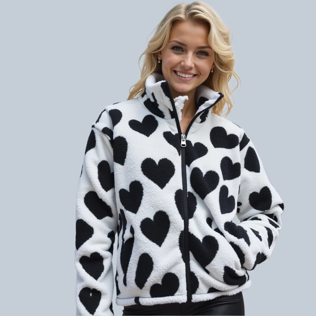 Alveena | Reversible Heart Jacket