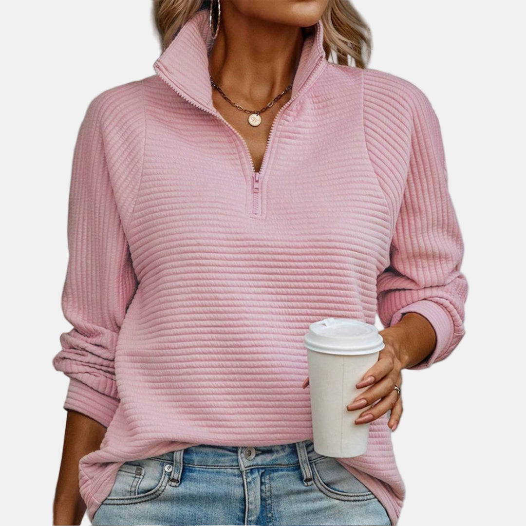 Maevira | Half-Zip Detailed Pullover