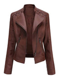 Eliza | Elegant Leather Jacket