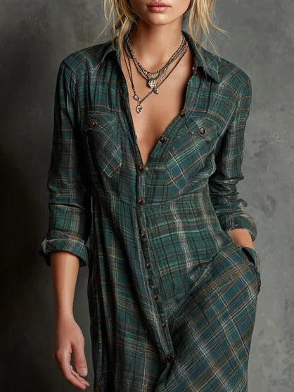 Clarabel | Flowing Shirt Dress