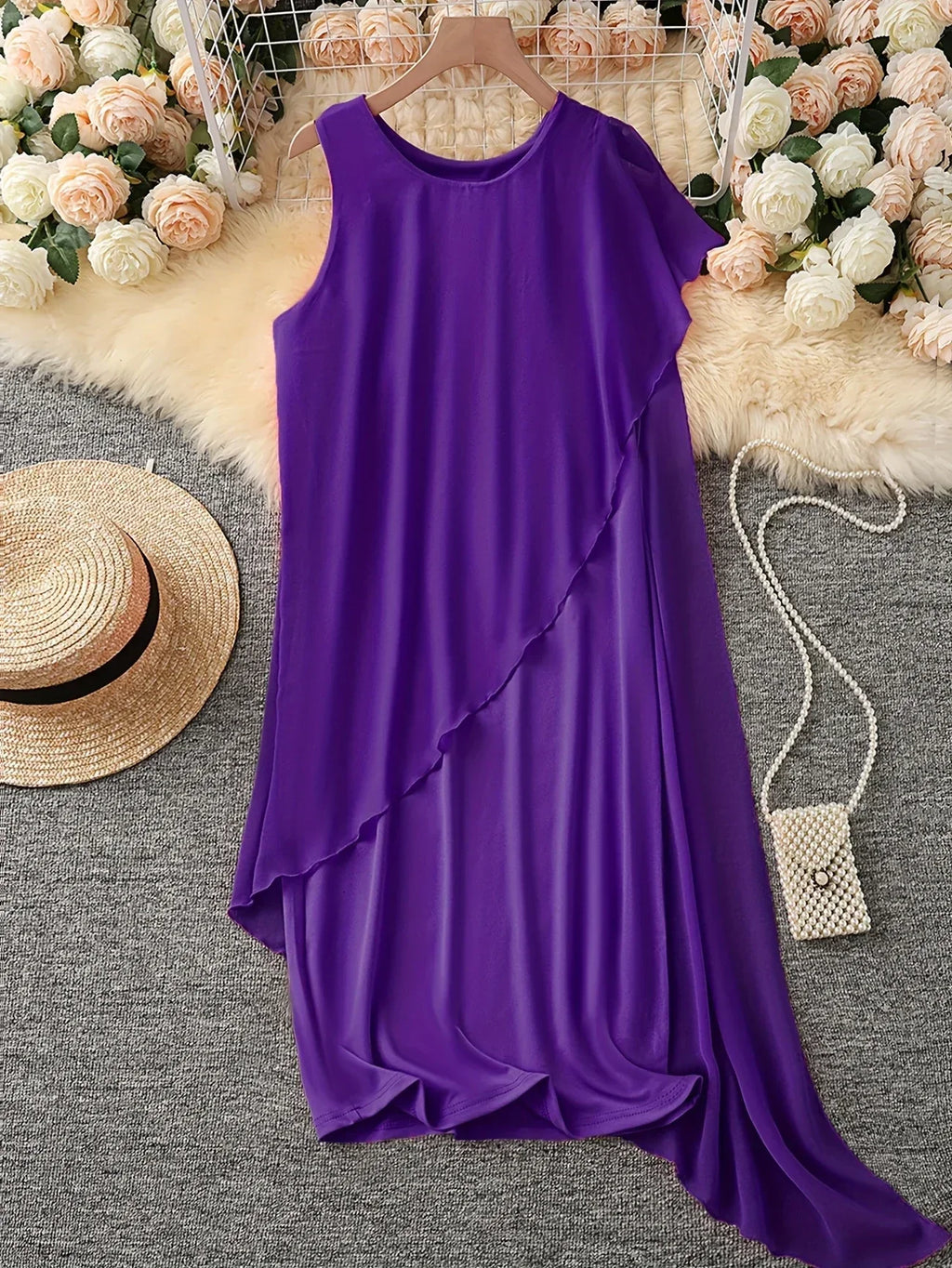 ADDIE | TIMELESS SLEEVELESS MIDI DRESS