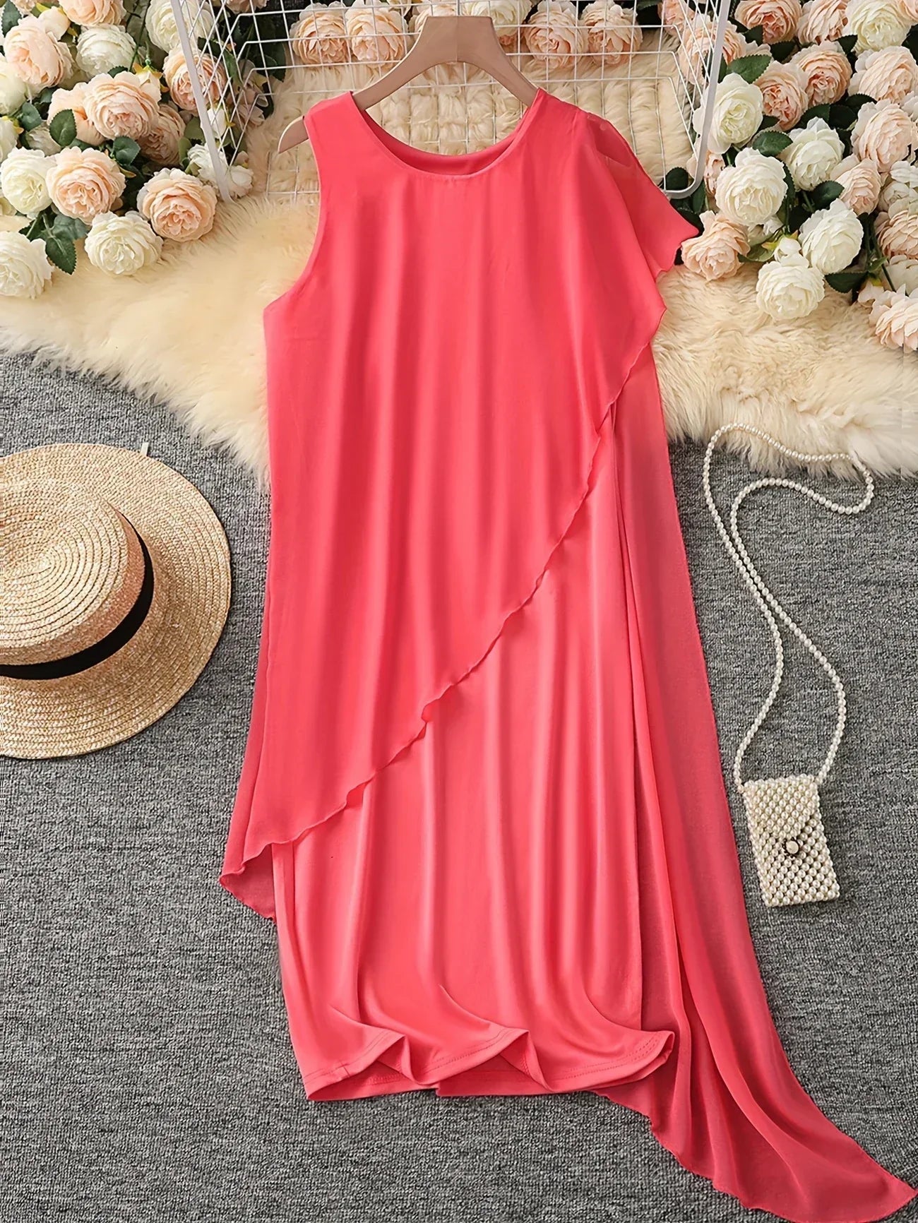 ADDIE | TIMELESS SLEEVELESS MIDI DRESS