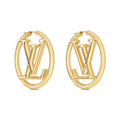 18K Louis Vuitton Louise Hoop Earrings