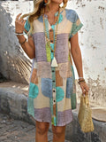 ALICIA | STYLISH GEOMETRIC DRESS