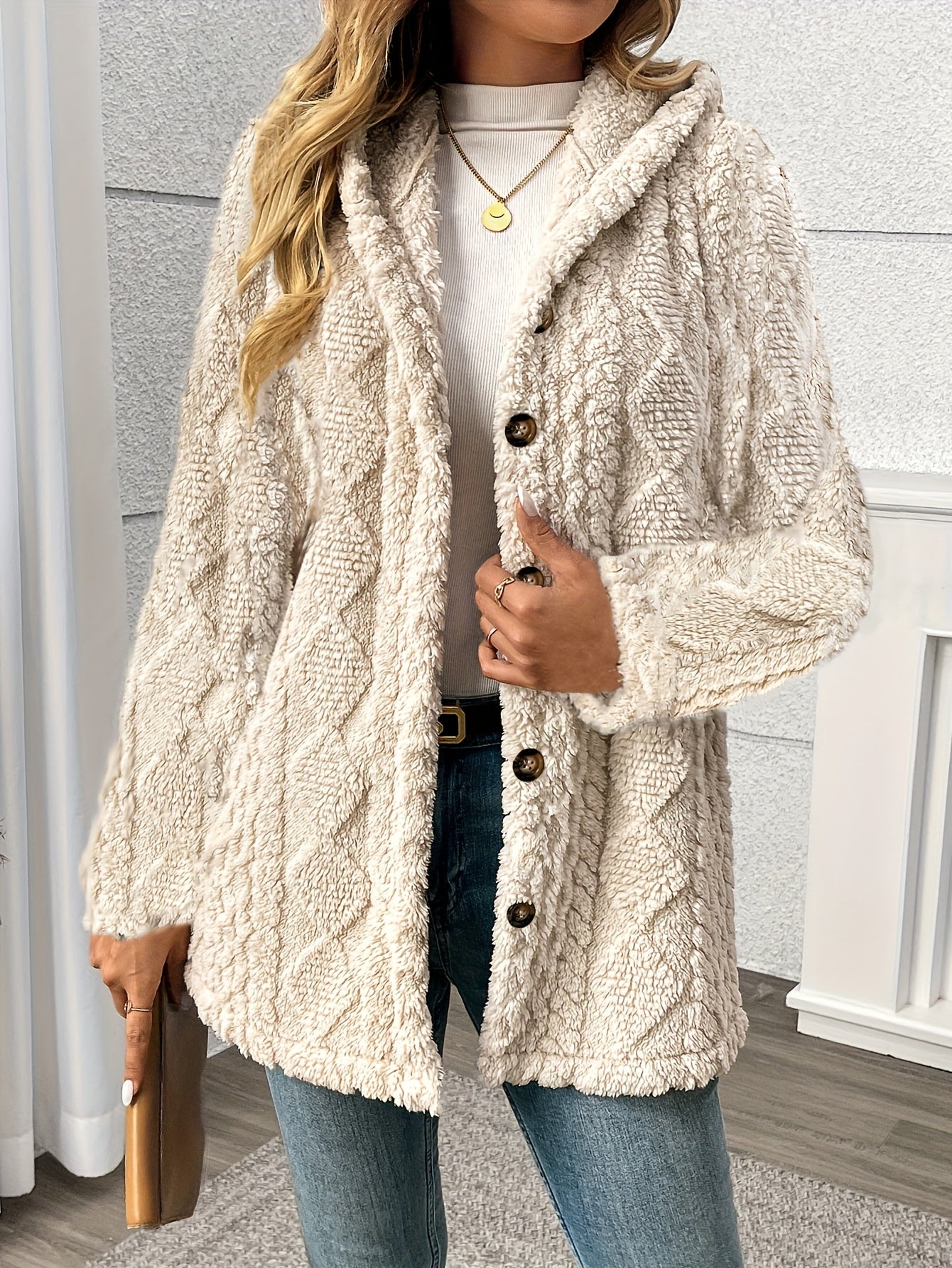 Celeste | Hooded Teddy Jacket