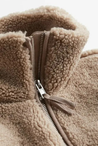KAJA – Cozy Teddy Coat for Women